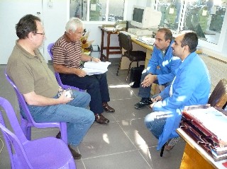 Meeting with Trainers in the Industrial Mechanics Workshop